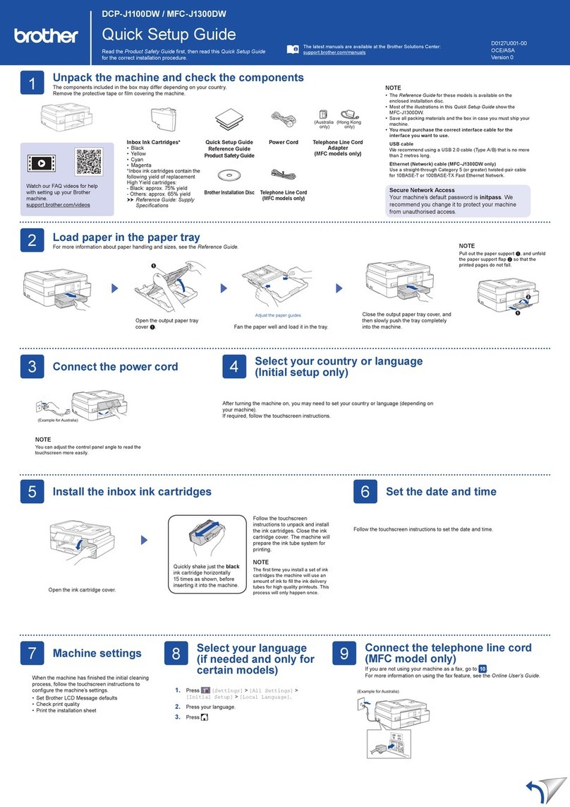 Brother DCP-J1100DW User manual