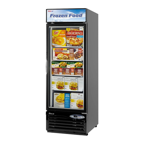 Turboair TGF-23FB Installation and operation manual