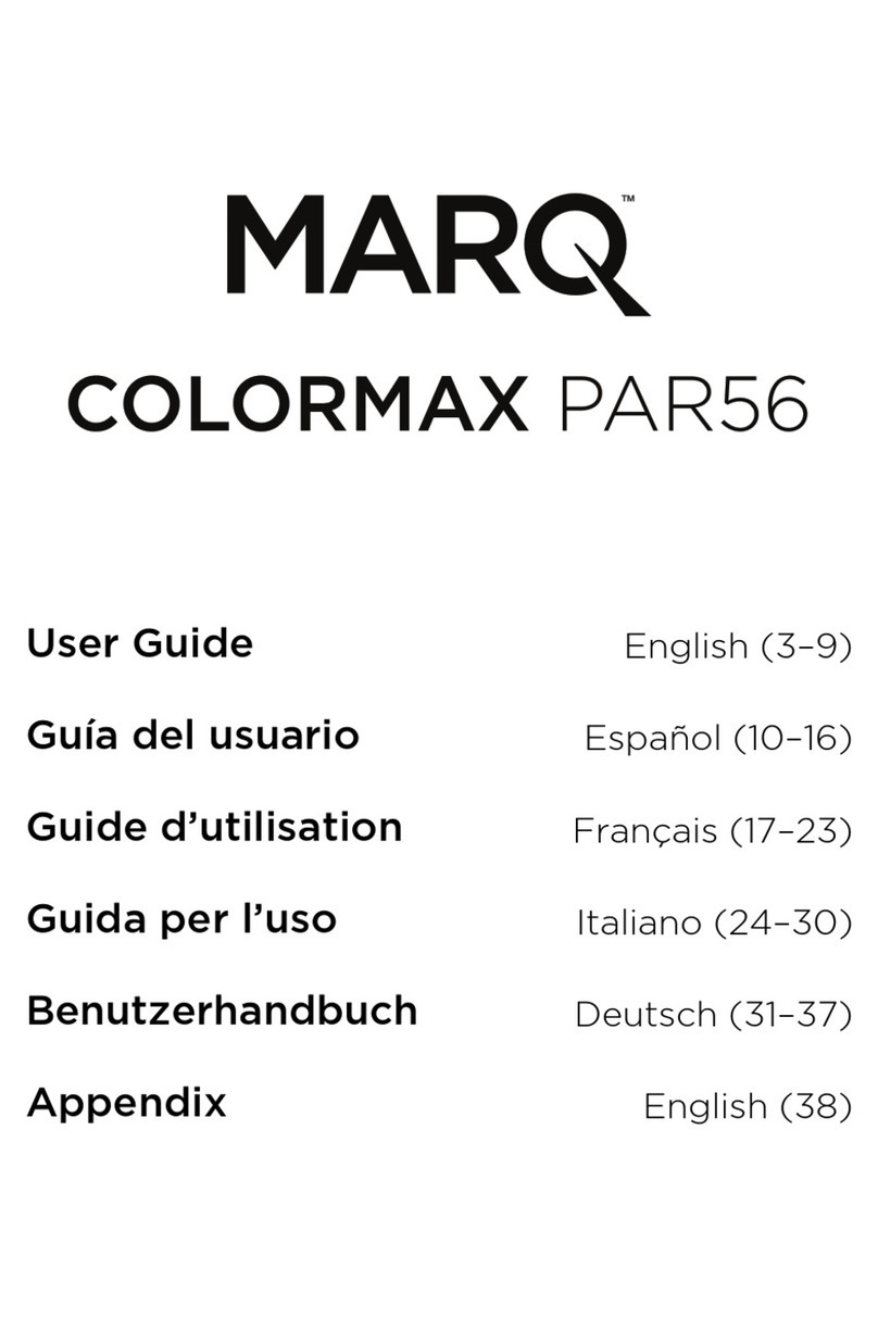 Marq Colormax PAR56 User manual