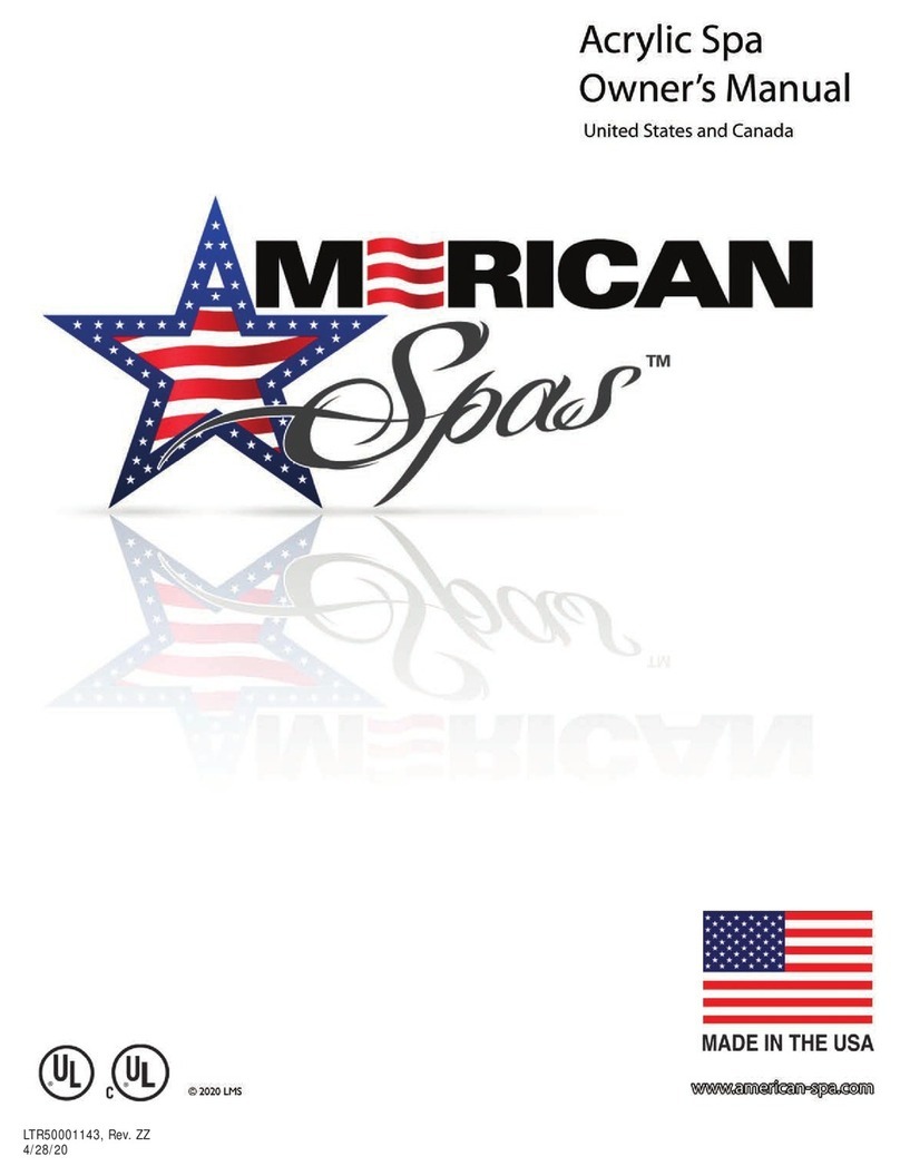 American Spas AM745L-W owner's manual
