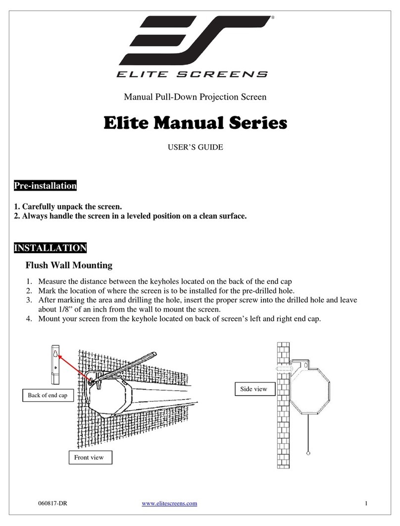 Elite Screens M135XWV2 User manual