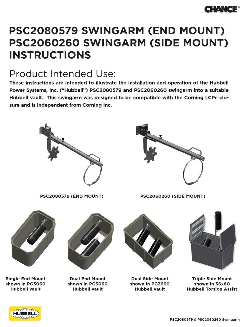 Hubbell PSC2080579 instructions