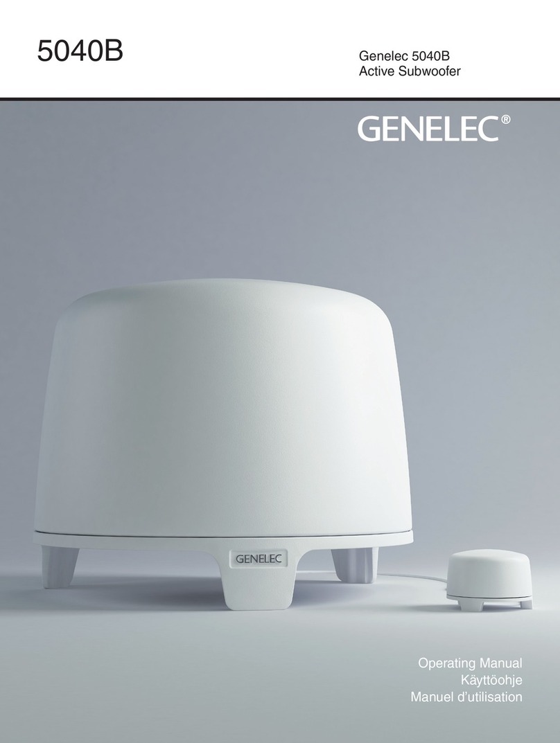 Genelec 5040BPM User manual