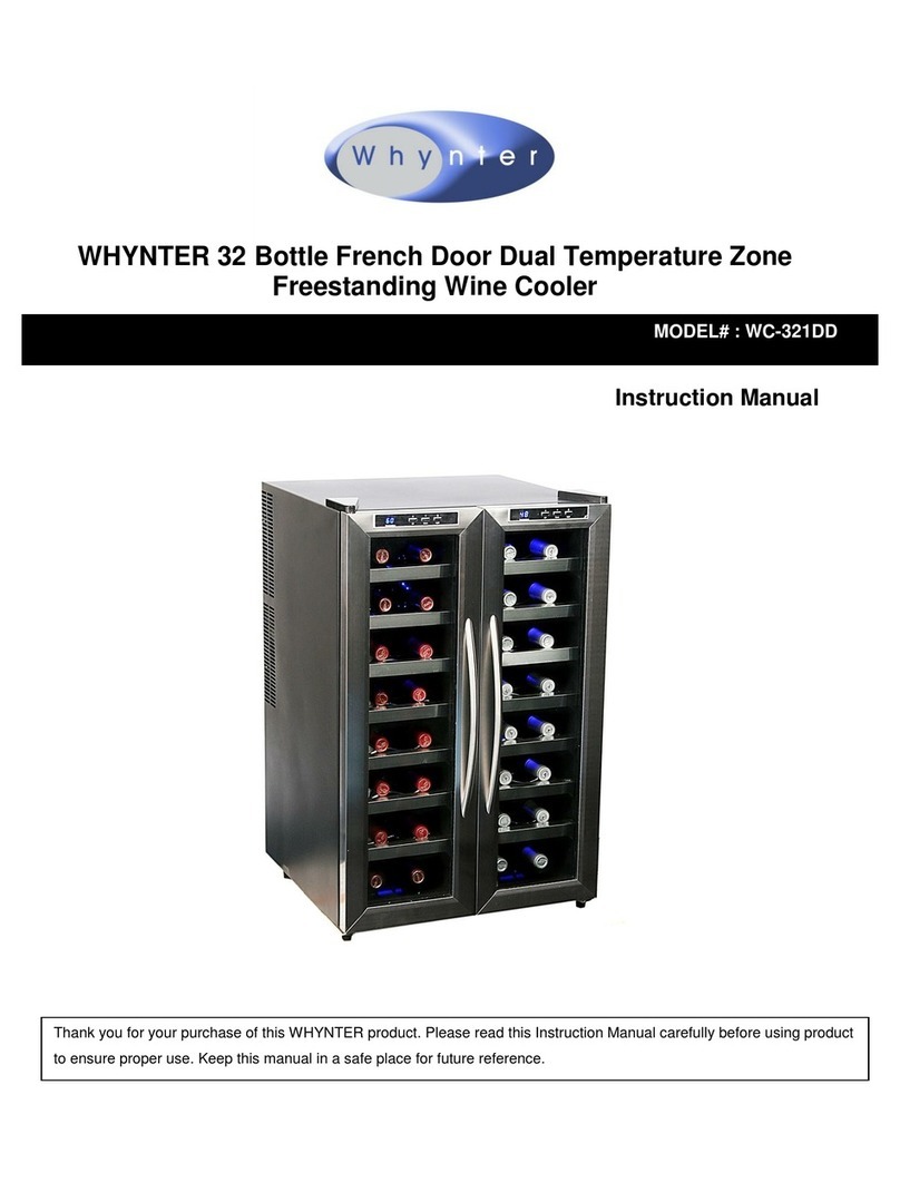 Whynter WC-321DA User manual
