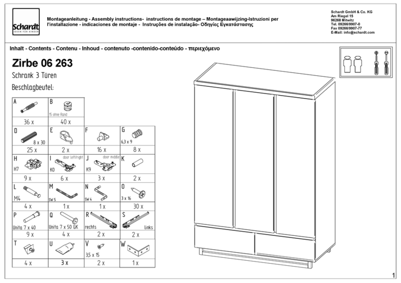 Schardt Zirbe 06 263 User manual