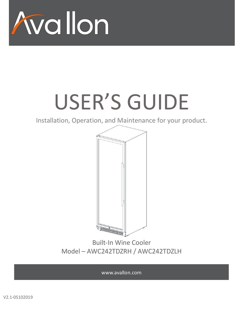 Avallon AWC242TDZRH user guide