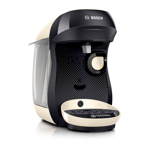 Bosch Tassimo Happy TAS100 Series User manual