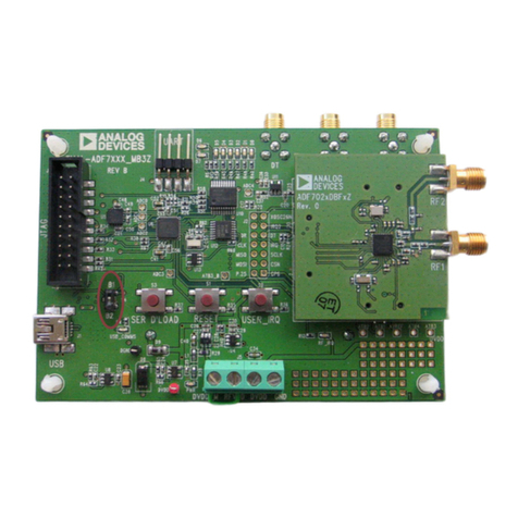 Analog Devices EVAL-ADF7023DB Z Series User manual