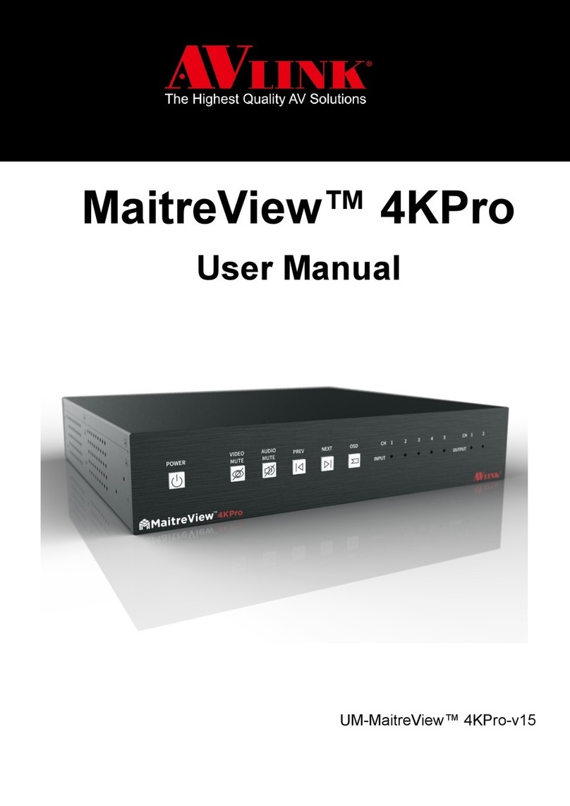 AVLink MaitreView 4KPro user manual