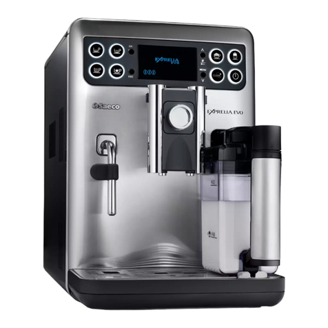 Saeco Exprelia Evo HD8855 user manual
