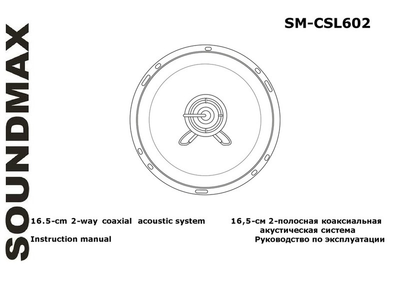 SoundMax SM-CSL602 instruction manual