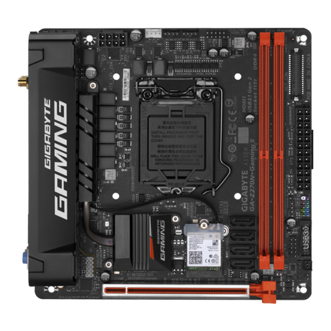 GIGA-BYTE TECHNOLOGY GA-Z270N-Gaming 5 User manual
