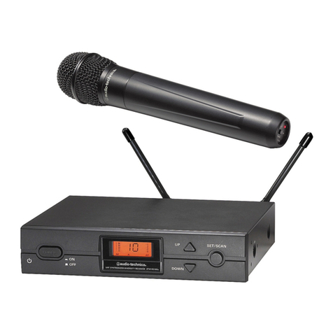 Audio Technica ATW-2120 Installation and operation manual