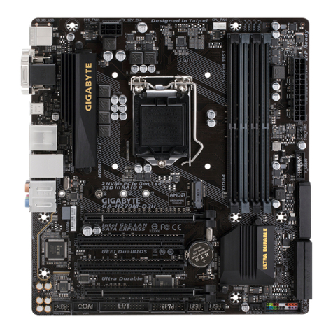 GIGA-BYTE TECHNOLOGY GA-H270M-D3H user manual GIGA-BYTE TECHNOLOGY GA-H270M-D3H user manual