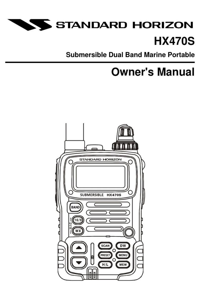 Standard Horizon HX470SA owner's manual
