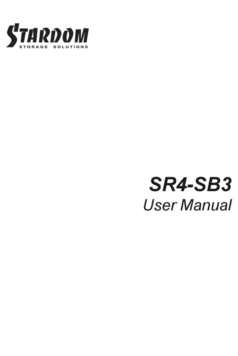 Stardom SOHORAID SR4-SB3 User manual