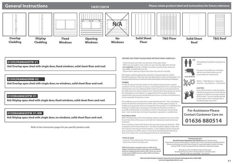 Waltons 01OVLPA0806SDFW-V1 General instructions Waltons 01OVLPA0806SDFW-V1 General instructions