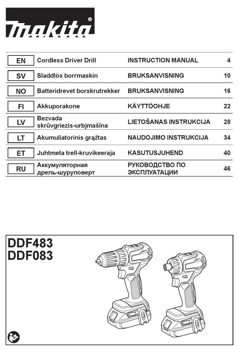 Makita DDF083RFE User manual Makita DDF083RFE User manual