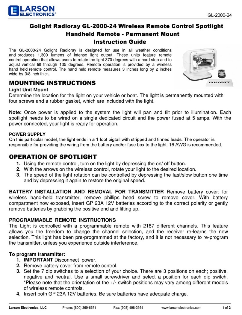 Larson Electronics GL-2000-24 Manual