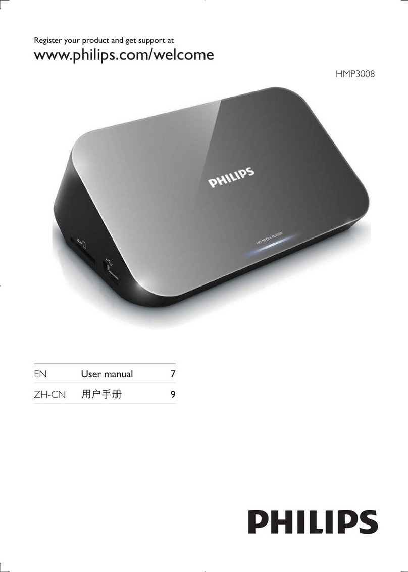 Philips HMP3008 user manual