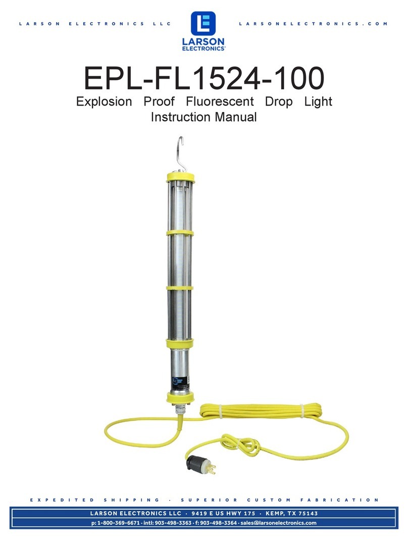 Larson Electronics EPL-FL1524-100 User manual