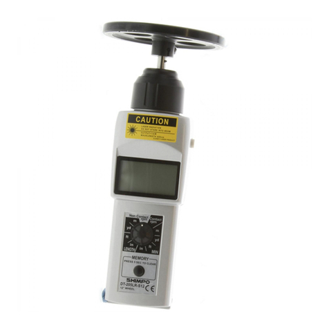 Nidec-Shimpo DT-200LR Operation manual