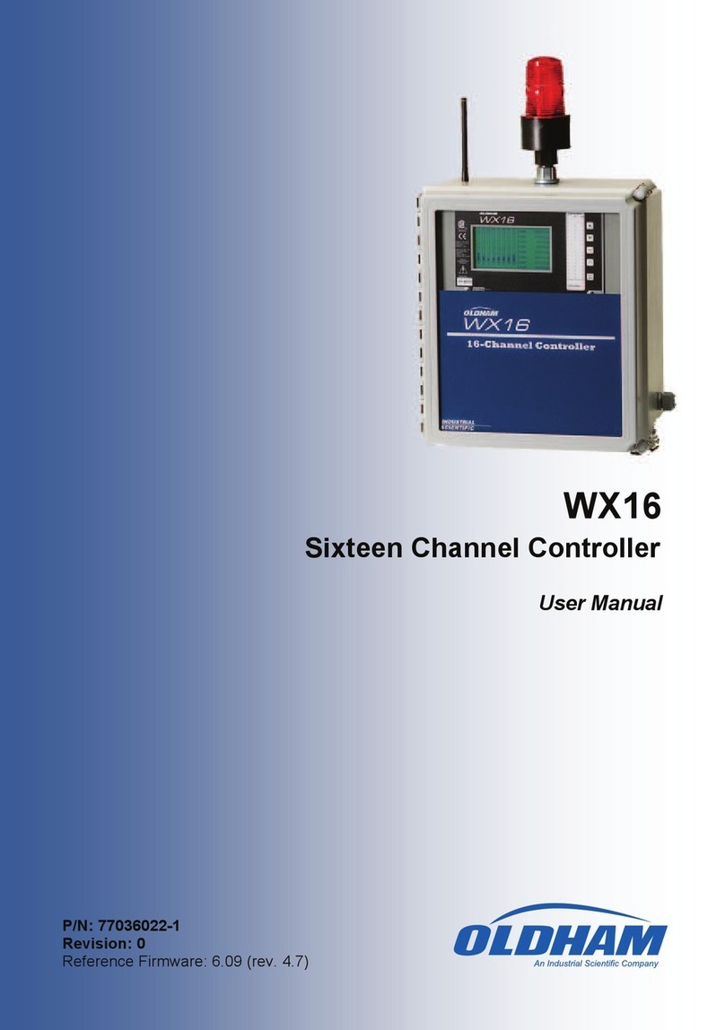 Oldham WX16 User manual