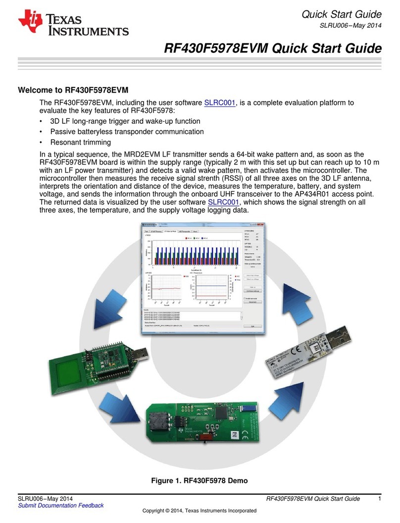 Texas Instruments RF430F5978EVM User manual