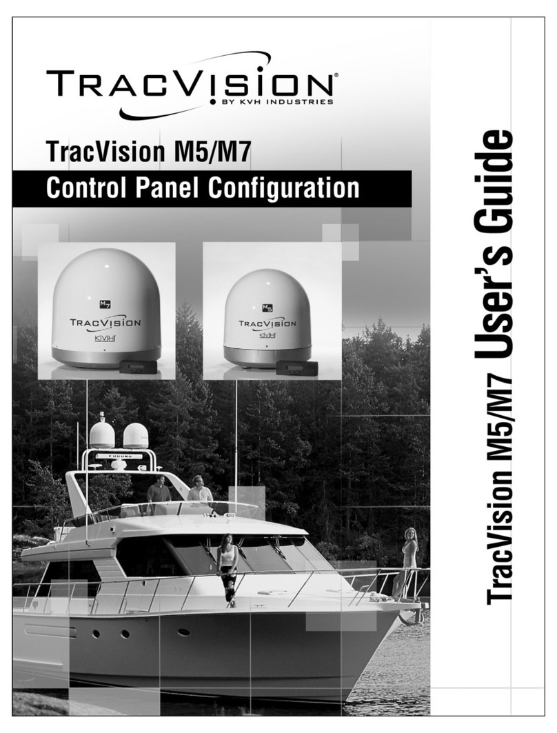 KVH Industries TracVision R1ST User manual