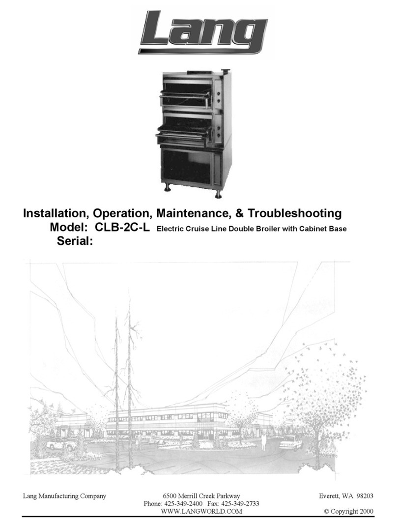Lang CLB-2C-L Operating instructions