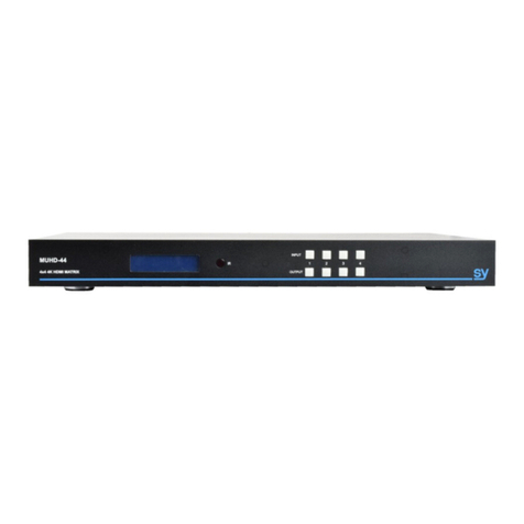 SY Electronics SY-MUHD-44 User manual