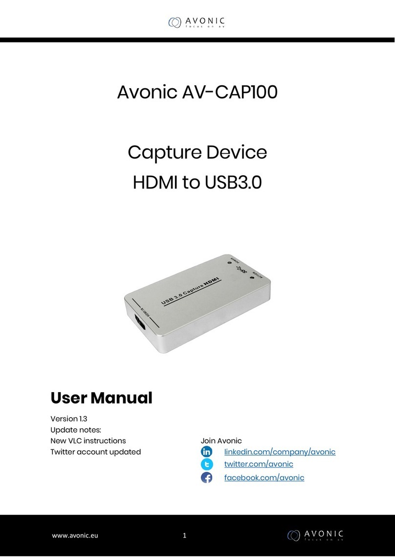 Avonic AO-CAP100 user manual