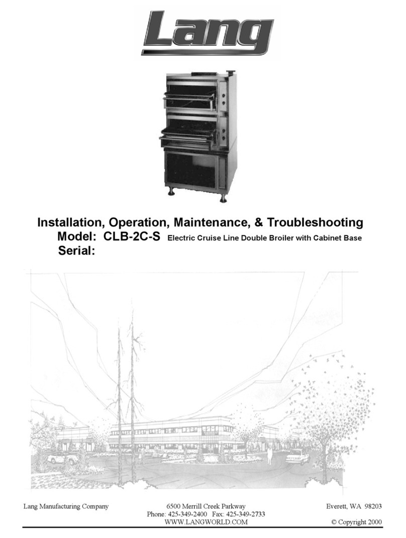Lang CLB-2C-S Operating instructions