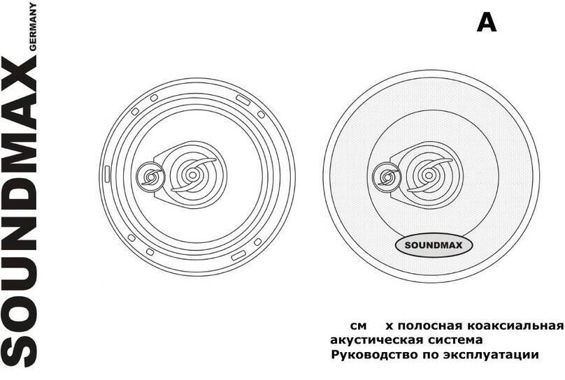 SoundMax SM-CSA603 User manual