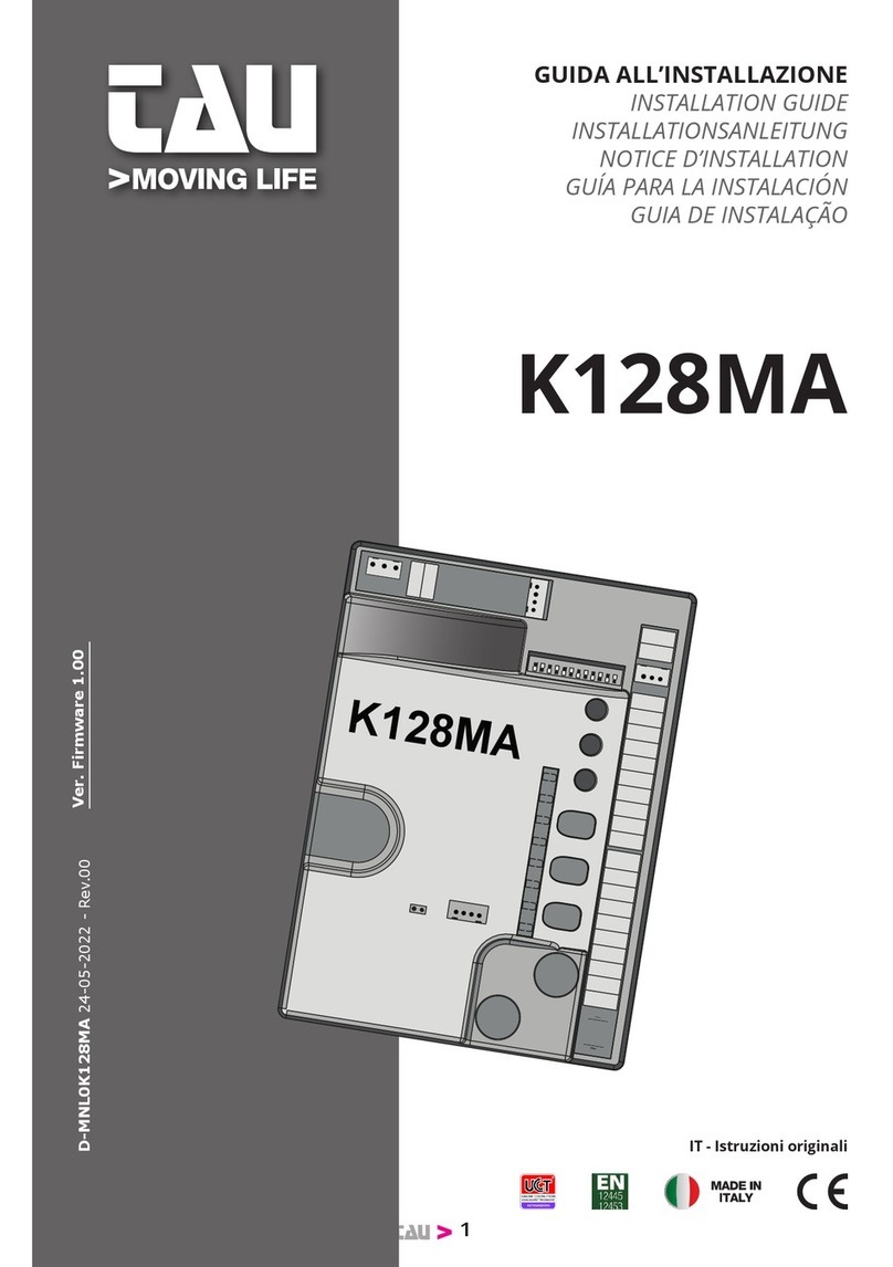tau K128MA User manual