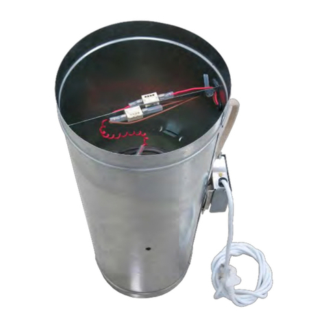 Rickard IN-LINE DUCT HEATER quick start guide