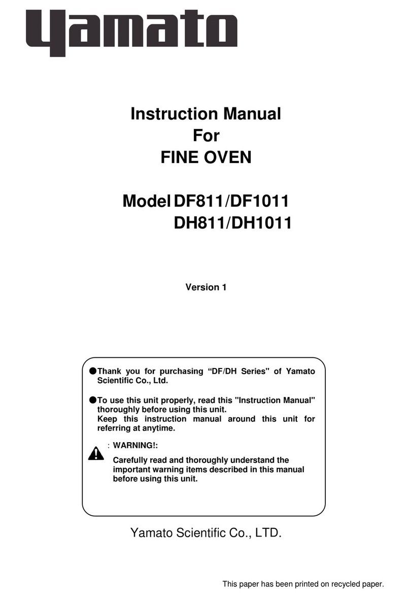 Yamato DF Series instruction manual