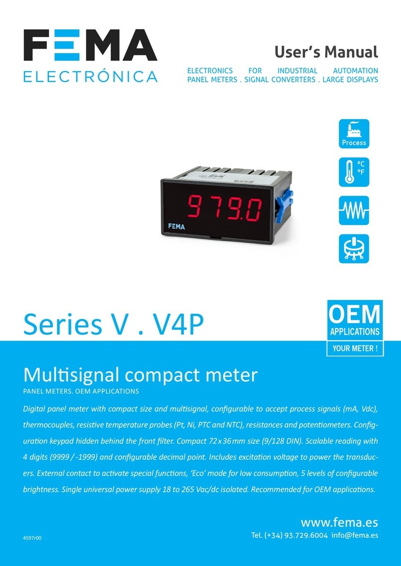 Fema Electronica V Series User manual