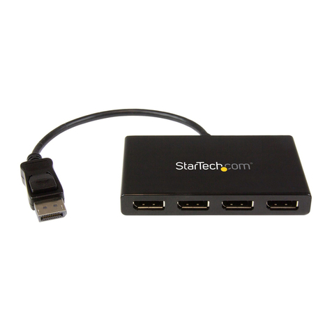 StarTech.com DisplayPort MSTDP124DP User manual