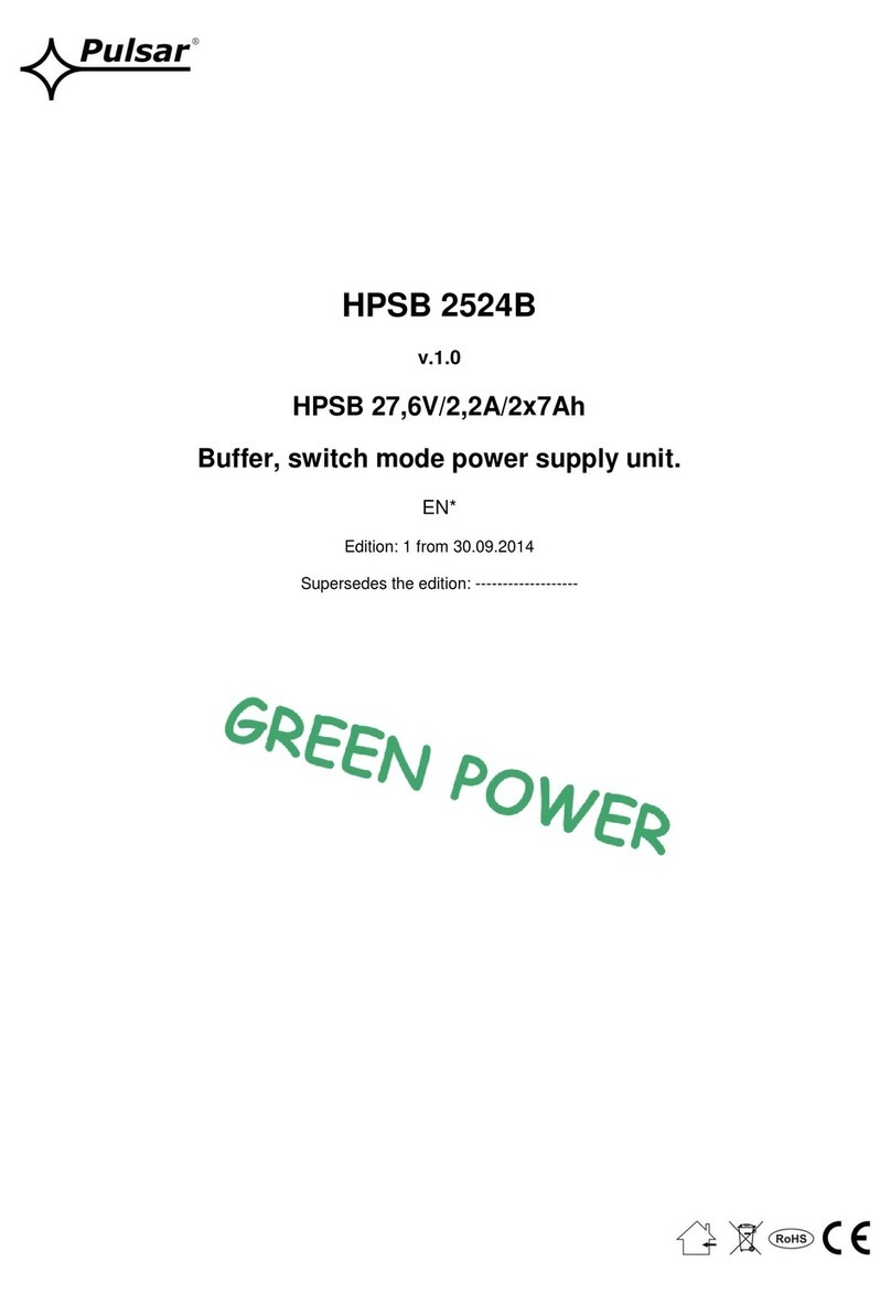 Pulsar Green Power HPSB 2524B manual