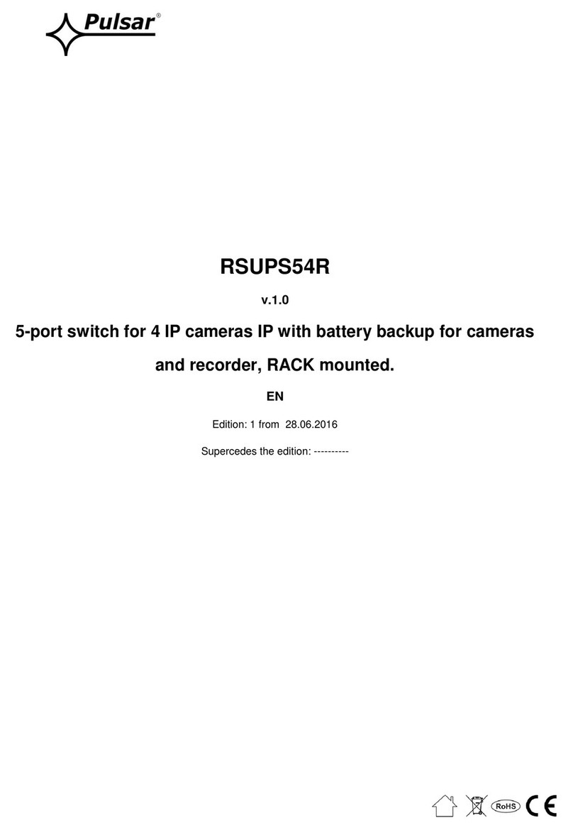 Pulsar RSUPS54R User manual Pulsar RSUPS54R User manual