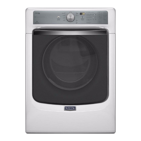Maytag MED8150EW User manual Maytag MED8150EW User manual