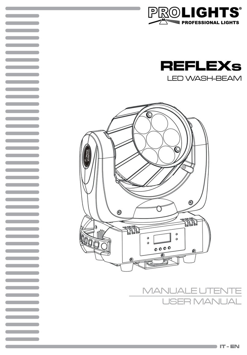 ProLights REFLEXs User manual