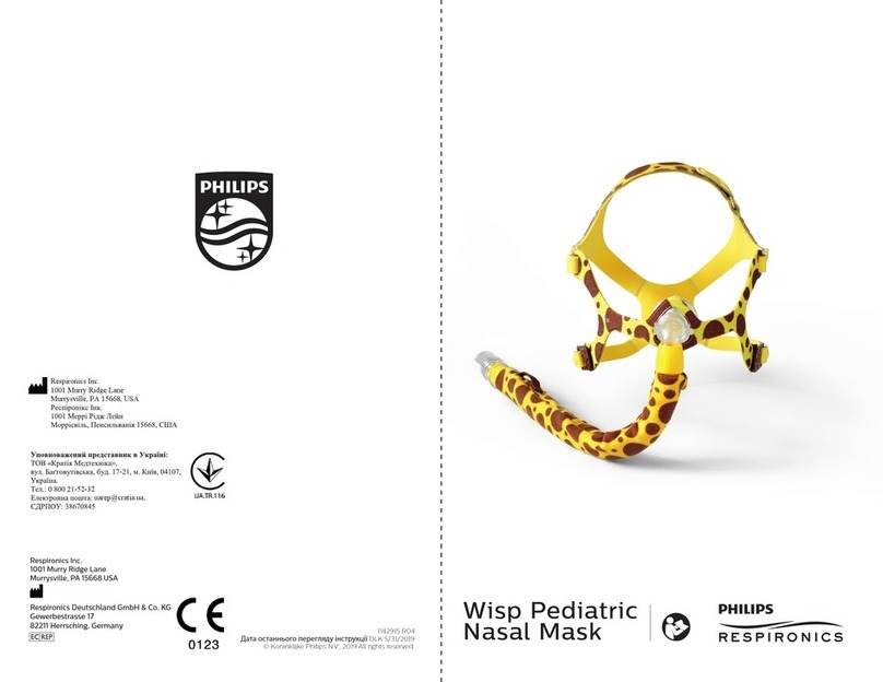 Philips Wisp Pediatric Nasal Mask manual