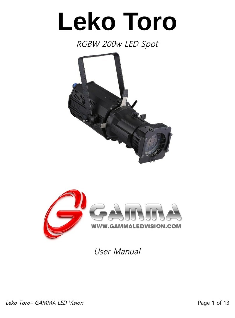Gamma+ Leko Toro user manual