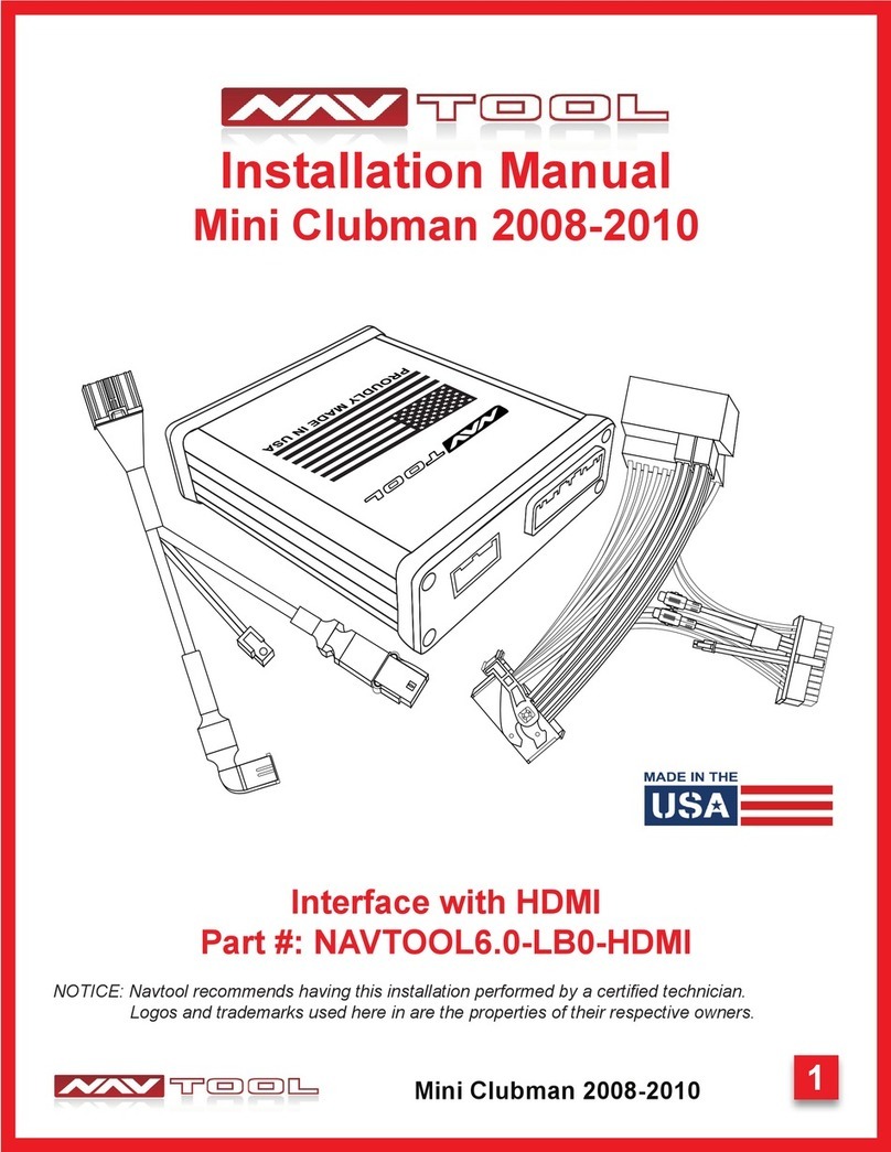 NAV TOOL Mini Clubman 2008-2010 installation manual