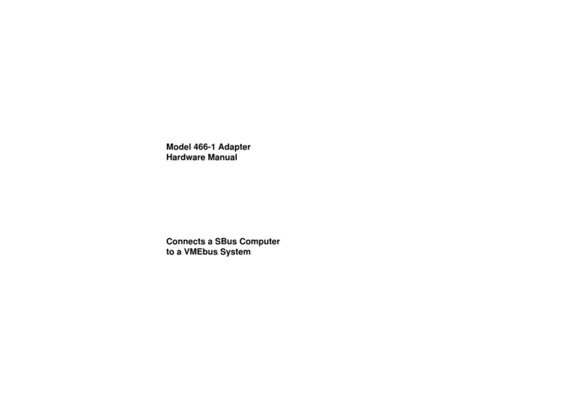 SBS Technologies 466-1 Hardware manual