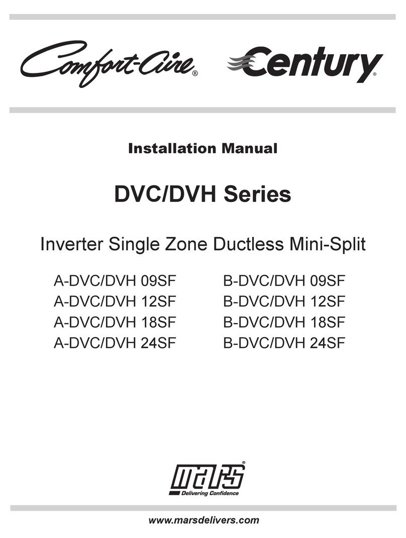 Mars Comfort-Aire Century D Series User manual