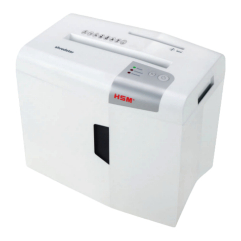 HSM shredstar S10 operating instructions