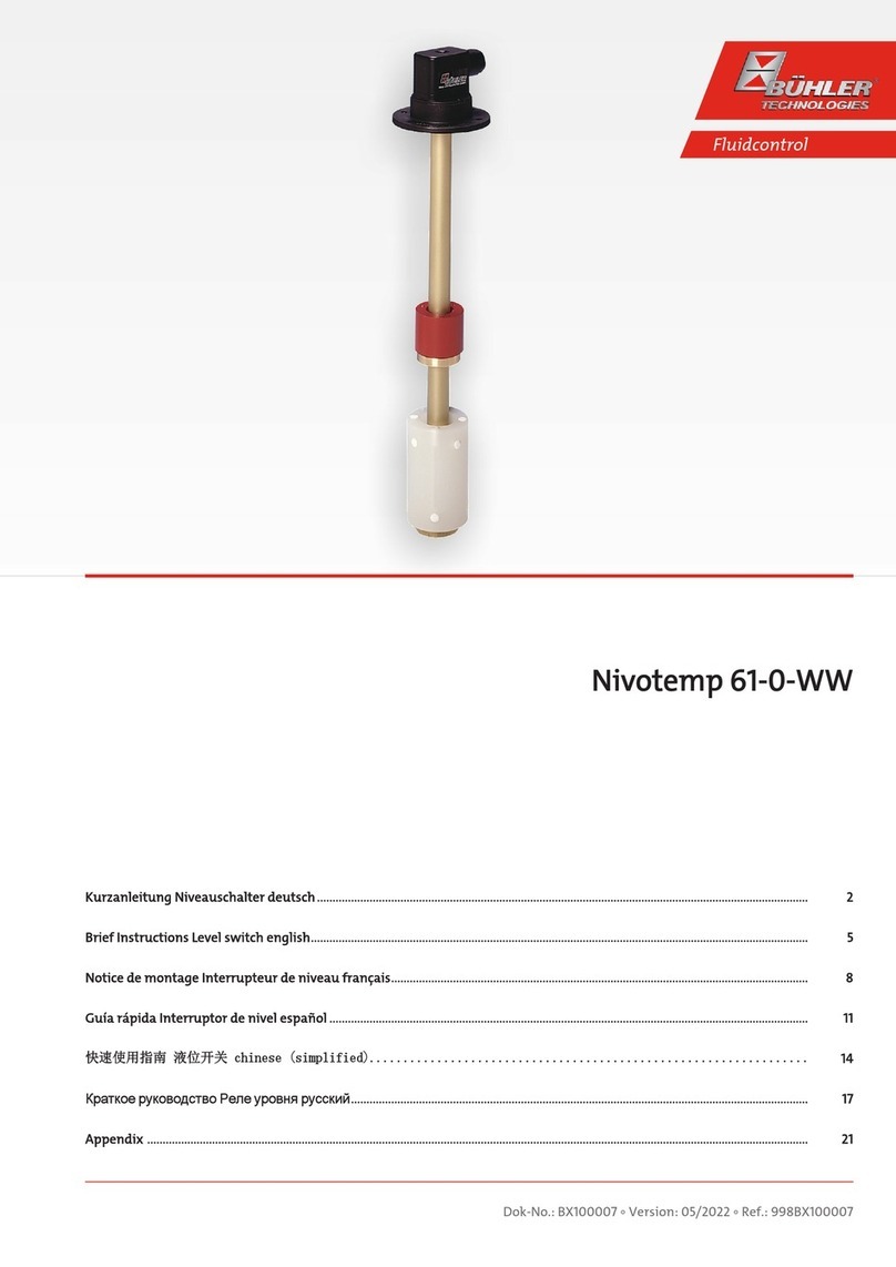 Bühler technologies Nivotemp 61-0-WW Reference guide